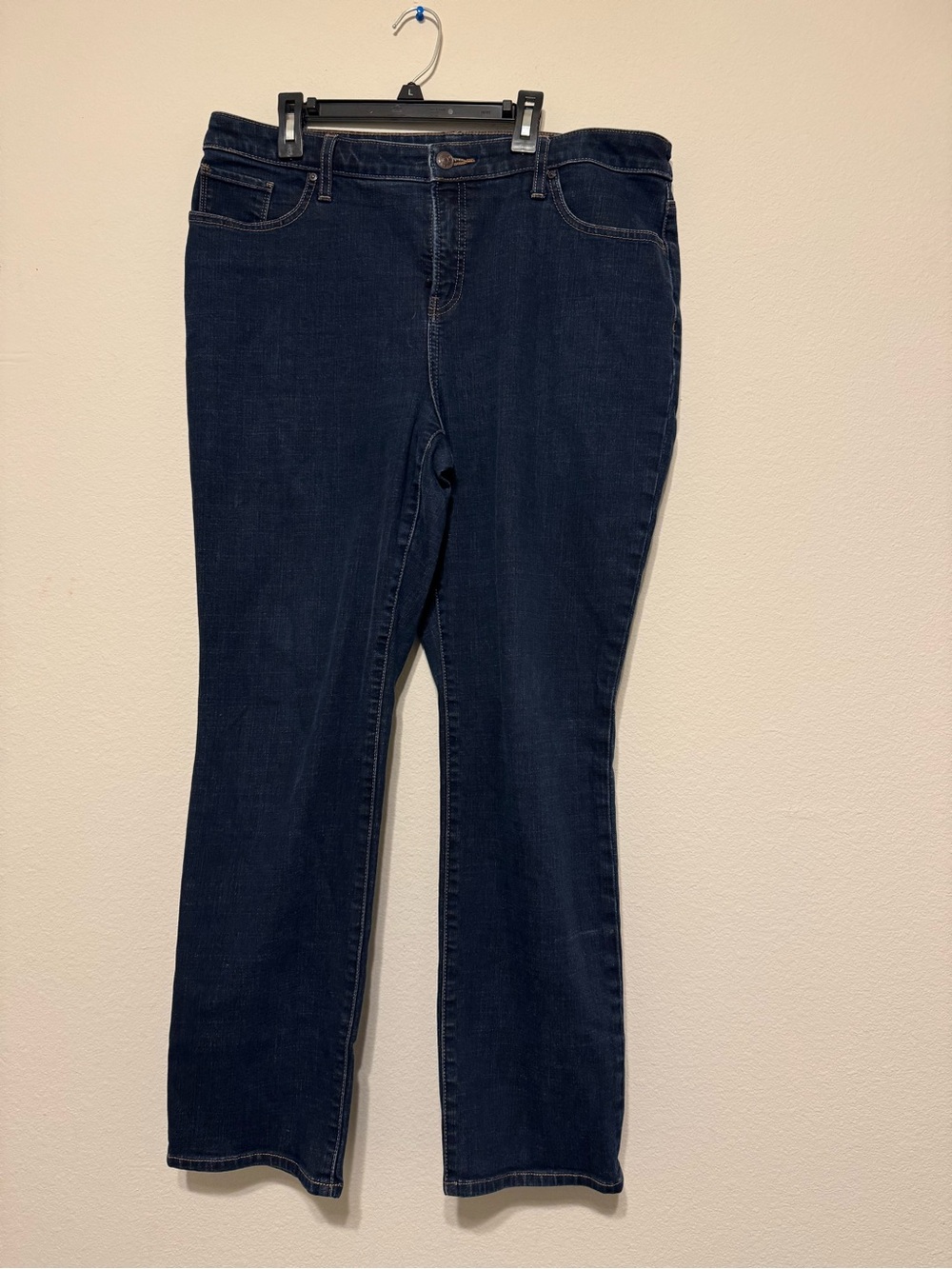 Chico's Dark Blue Straight Leg Jeans